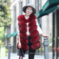 Excellent fast supplier woman real fox fur vest 2017 fashion